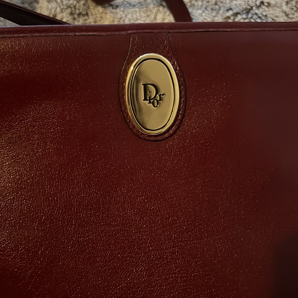 Dior vintage dark maroon cross body bag - Picture 3 of 13
